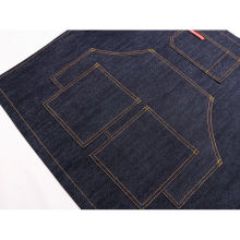 围裙牛仔韩版时尚男女工作钉制咖啡师奶茶理发店画画儿童印制logo