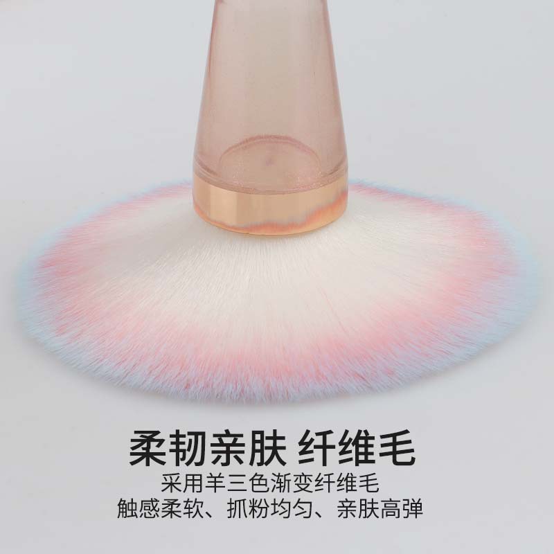 新款炫彩刷子单支散粉刷化妆刷新手腮红刷蜜粉刷美甲粉尘刷化妆刷