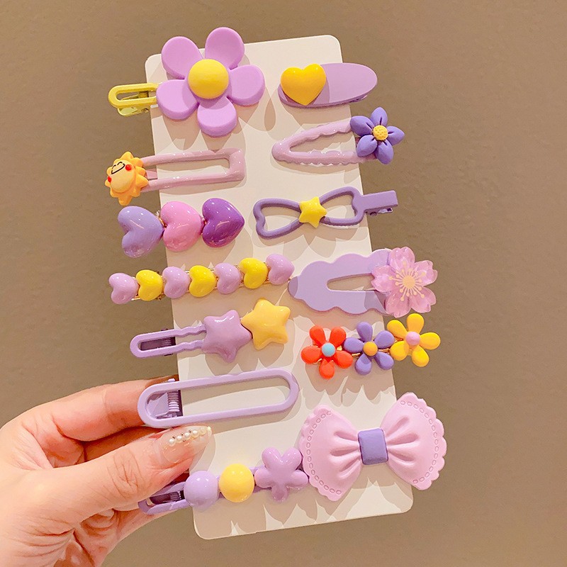 Red de Internet para niños horquilla tocado 2025 nueva niña horquilla niña linda bebé flequillo clip de cabello roto