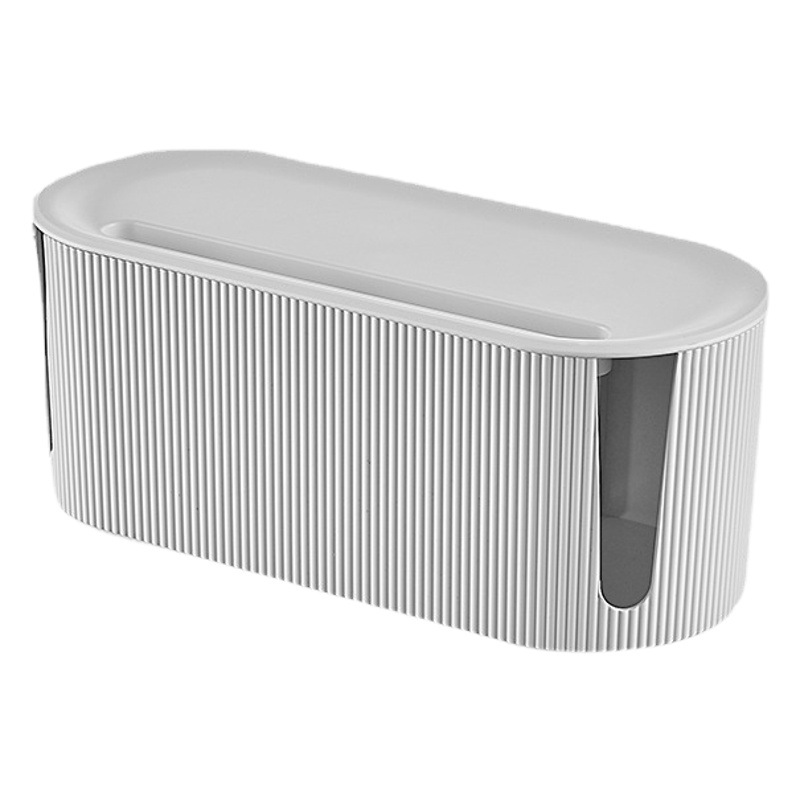 Enchufe a bordo caja de almacenamiento enchufe de cable de datos plug-in de cable de alimentación organizador Placa de cableado alambre colector artefacto organizador de alambre caja