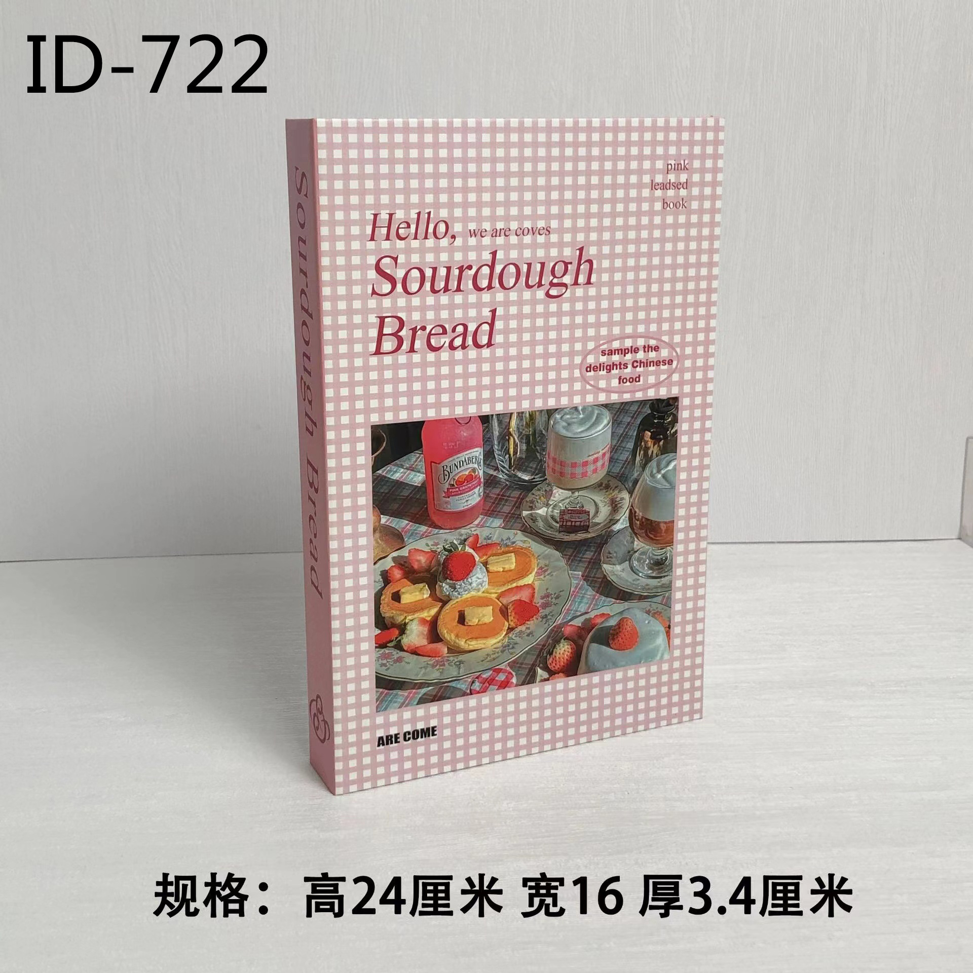 Libros falsos plegables estilo nórdico/INS, props de fotografía, decoración suave, muestra de fábrica