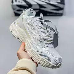 Authentic OFF-Arrow Trail Running Shoes for Men and Women, Summer Breathable Mesh Casual Sneakers, Thick-Sole Height-Increasing Dad Shoes