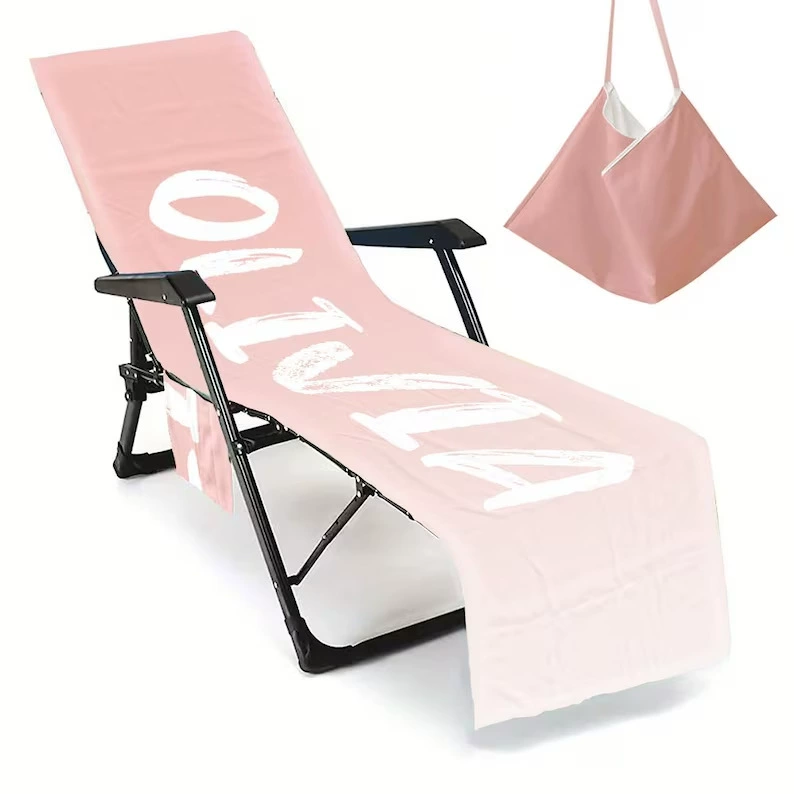 Чехол для шезлонга, пляжное полотенце, сумка для пляжного полотенца, текстовый логотип, доставка за 2 дня, 3D цифровая микрофибра