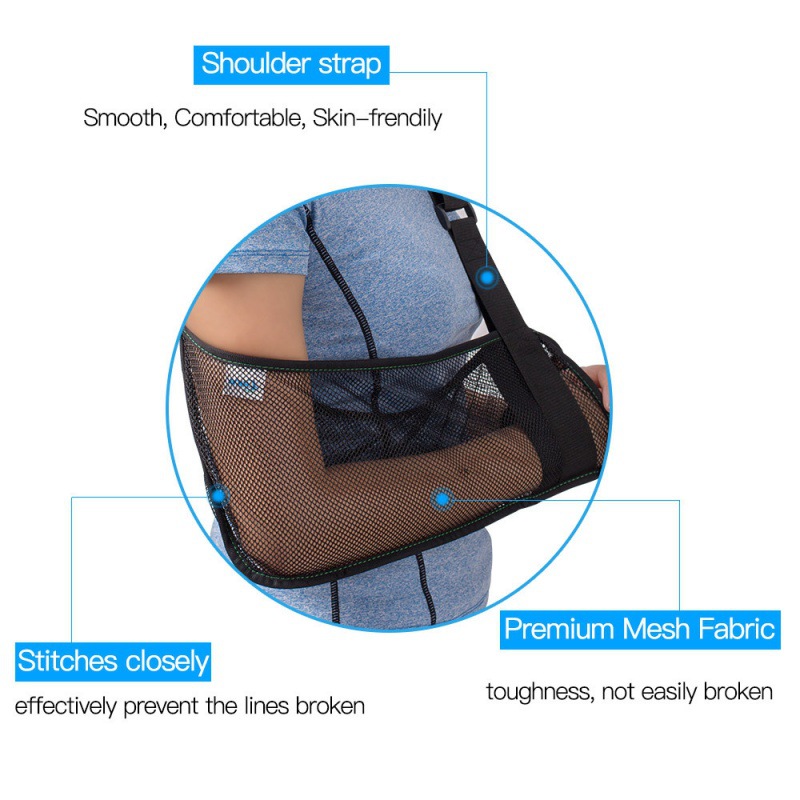 网状臂肩吊带手臂医疗固定器可调手臂支撑胳膊骨折脱臼固定吊带