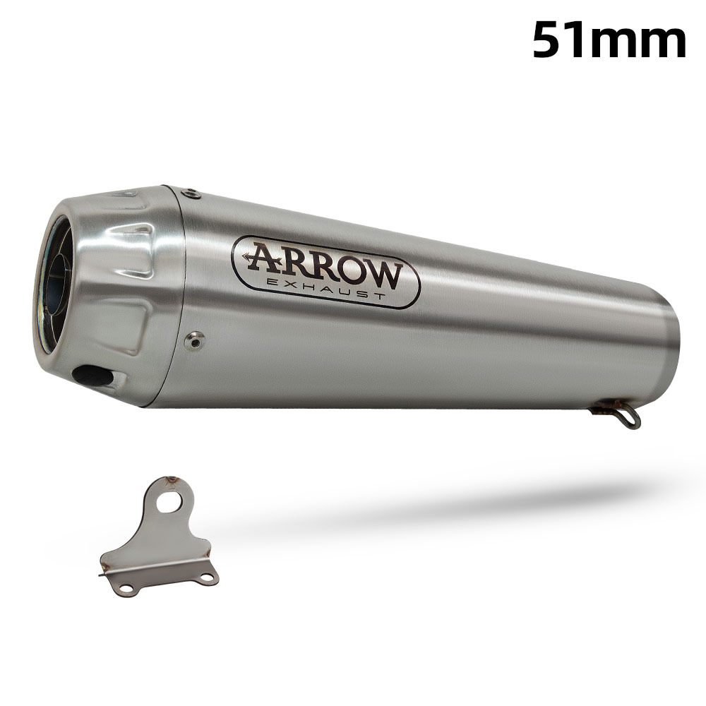 Suitable for Motorcycle Exhaust Pipe Modification Italian Arrow Domestic Arrow Baseball Silencer Back Pressure Tail Section