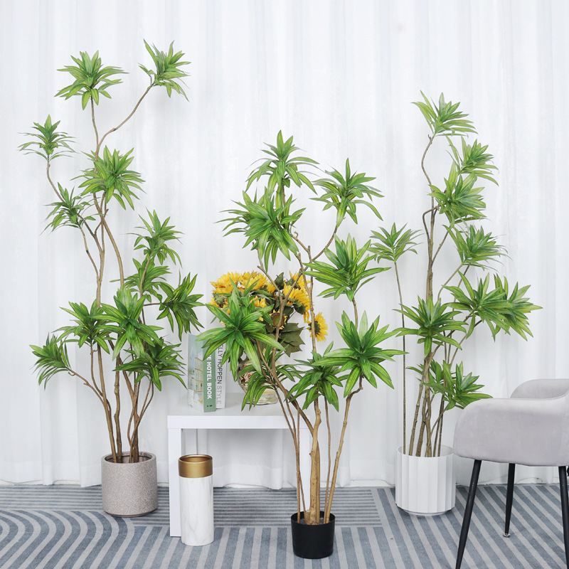 Nórdico paraíso pájaro bonsai salón decoración falso árbol Qin Ye Rong simulación planta maceta planta de simulación al por mayor