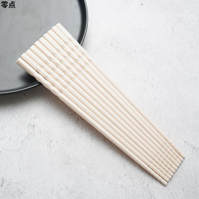 筷子家用彩色密胺塑料筷子酒店饭店食堂筷子仿瓷跨境一件包邮