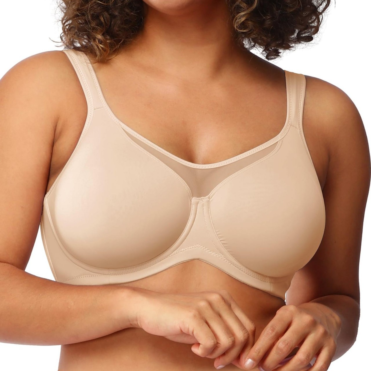 Amazon's Tk Hot-Selling Foreign Trade Supply Covers a Wide Range of Plus-Size Bras with Underwire and Unlined T-Shirt Bras