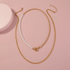 Fashionable necklace, universal accessory, European style, city style, wholesale