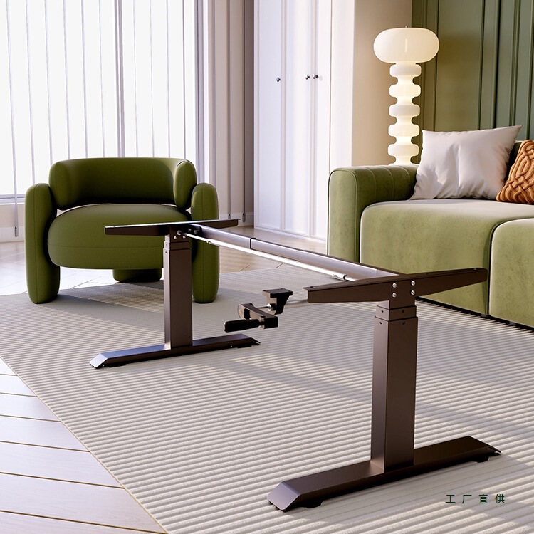 Manual Adjustable Table Legs, Multi-Functional Adjustable Table Brackets, Office Desk Adjustable Feet, Household Hand-Cranked Adjustable Feet