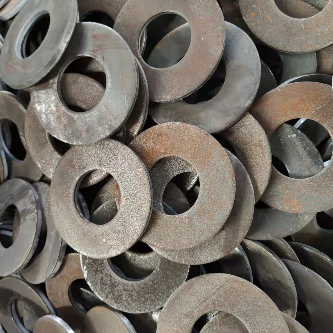 A3铁板圆盘铁块配重法兰板垫圈垫片止水板钢板