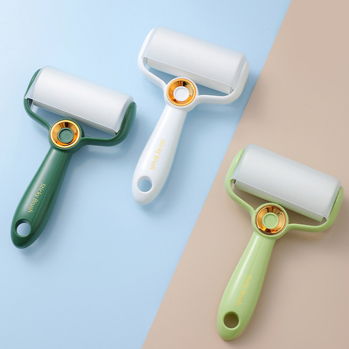 Rolling Hair Remover Drum Hair Roller Rewind Paper Tear Paper Hair Removal Drum Brush Clothes Adhesive Dust Roller Cleaning Brush