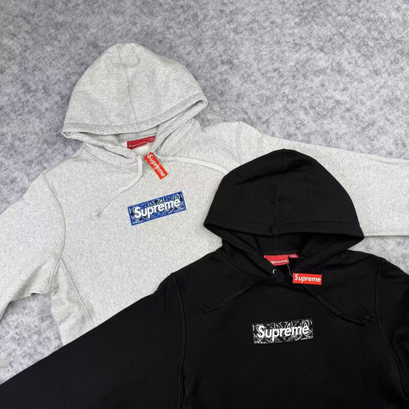 Cross-Border In-Stock Sup American-Style Hooded Sweatshirt for Men, Casual Sports Style Pullover Long-Sleeve Trendy Loose Versatile Top