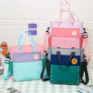 First grade primary school student schoolbag cram school training institution make-up bag boys and girls wear-resistant schoolbag tutorial bag
