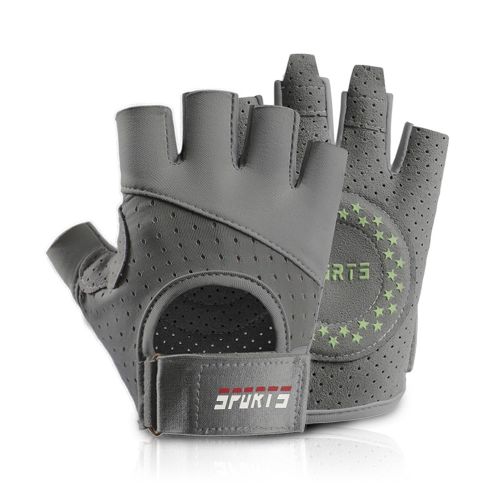 Guantes de fitness yoga para mujer bicicleta dinámica antideslizante medio dedo transpirable equipo resistente al desgaste Dumbbell Training deportes al aire libre hombres