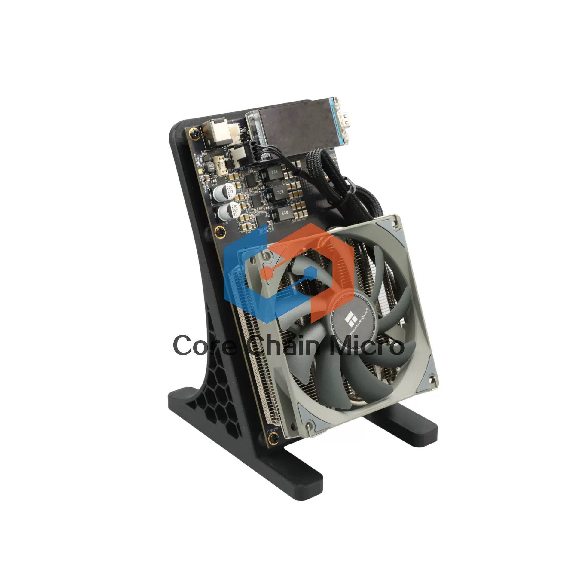 NerdQaxe++ 4.8T домашний бесшумный музыкальный передатчик 4xBM1370 чипы ASIC новый на складе