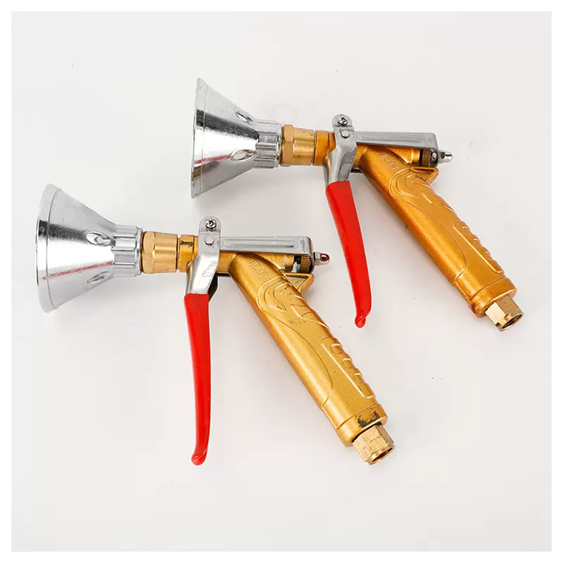 高压金属陶瓷短防风喷枪可调节直径雾化喷水喷枪农用柱塞泵汽油机