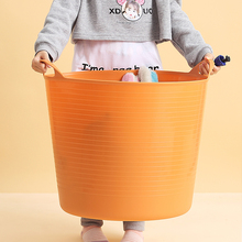 加厚塑料收纳桶脏衣篮可手提玩具收纳篮宝宝沐浴桶洗澡桶儿童澡祥