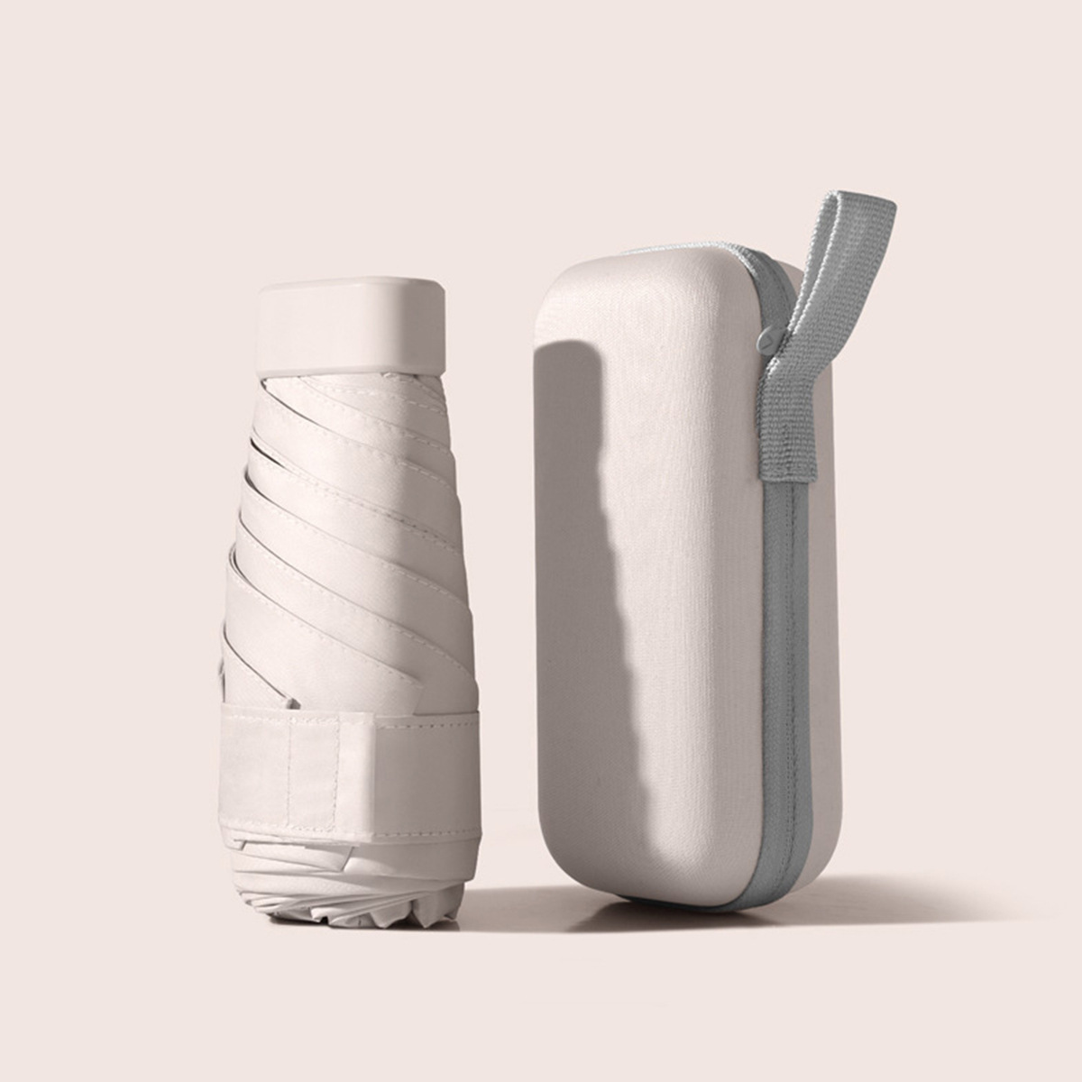 Cápsula de sombrilla transfronteriza, paquete de tarjeta de sombrilla, protector solar, protección UV, lluvia y sol, mini sombrilla, LOGOTIPO imprimible para mujer