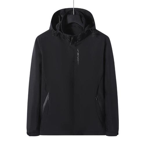 Men's Windproof Waterproof Outdoor Windbreaker Spring and Autumn Thin Jacket Trend Brand Tibetan Couple Single Layer Hiking Clothes for Women