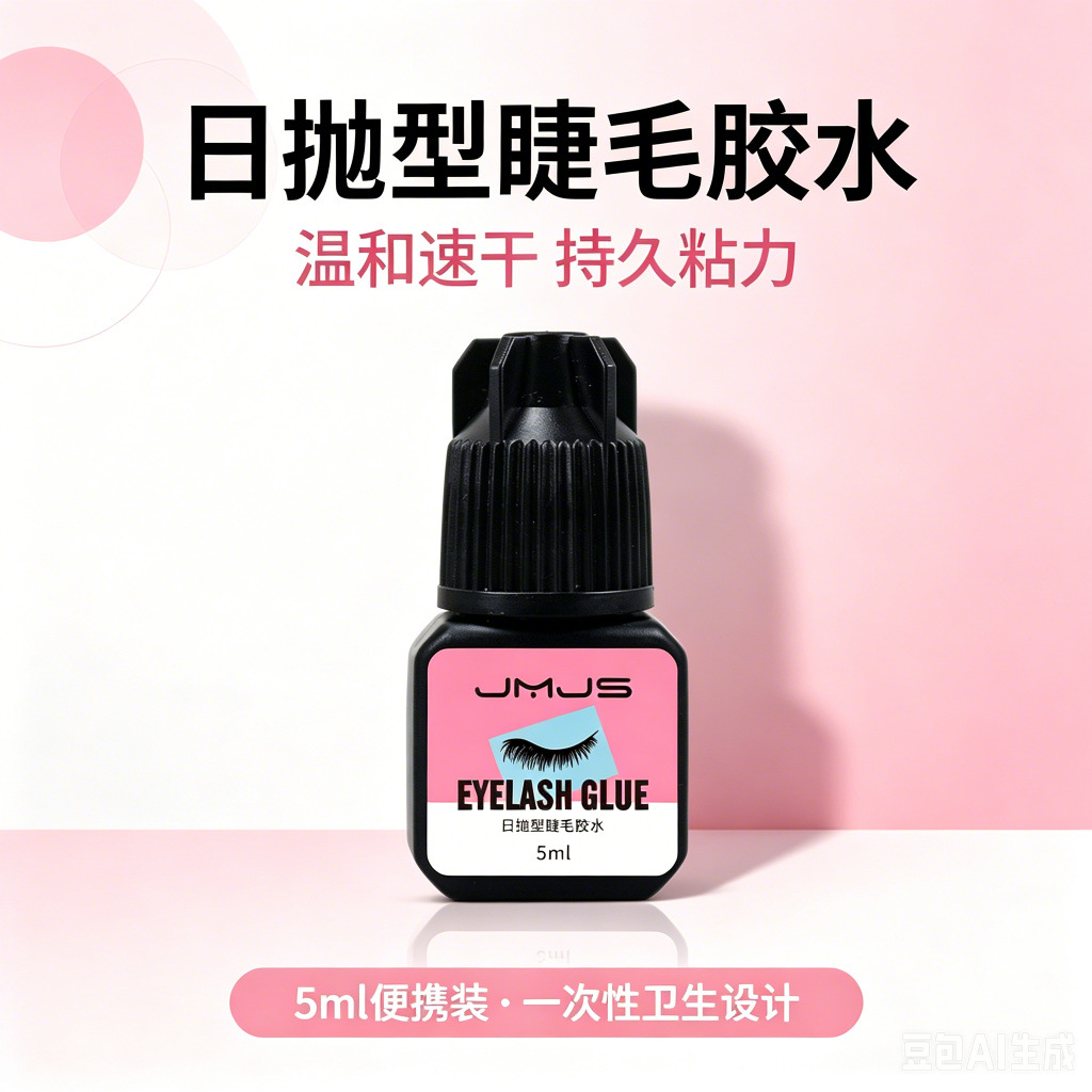 Disposable daily-use false eyelash glue, odorless, self-grafting false eyelashes, wholesale available for cross-border trade