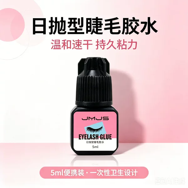 Disposable daily-use false eyelash glue, odorless, self-grafting false eyelashes, wholesale available for cross-border trade