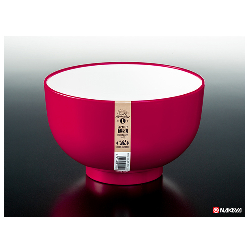 日本进口nakaya碗饭碗家用盖浇饭拉面碗可微波炉塑料防摔米饭碗