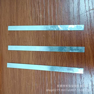 可折弯包胶镀锌小铁片长条薄固定片加工定做小直条金属片0.5 1mm