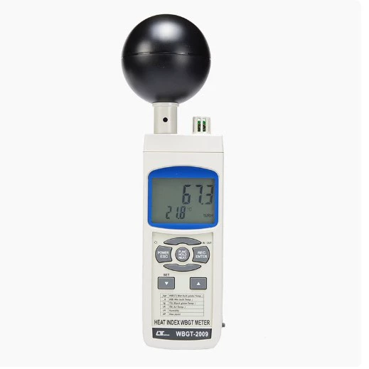 Тайвань Luchang WBGT-2009 Термометр с влажным термометром и черным шариком, термометр для измерения теплового индекса в помещении, тепловой радиометр