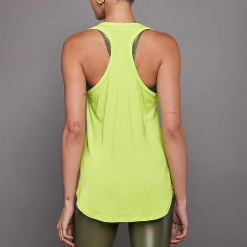 Cross-border modal sports vest women running loose cover-up quick-dry training sleeveless fitness top yoga attire