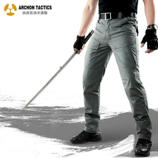 Archon Camouflage Pants Men's Tactical Pants Military Fan Outdoor Cordwork Pants Spring and Autumn Waterproof Scratch-resistant Multi-pocket Training Pants