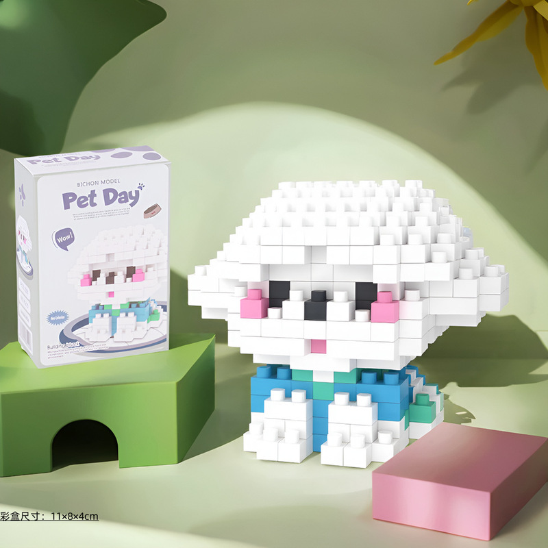 レゴビルディングブロック、小さな粒子ビルディングブロック、ステッチ漫画ブラインドボックスビルディングブロック、男の子と女の子向けの子供用知育玩具と互換性があります。|undefined