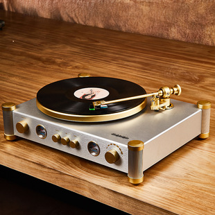 Large Vinyl Record Player with Integrated Audio System, Featuring a Turntable with Bluetooth Function and Upgraded Bluetooth Model