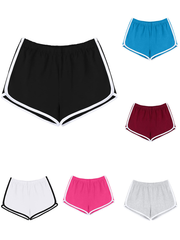 2025 New European and American Cross-Border Amazon Running Pants Sports Shorts Casual Yoga Pants Beach Pants Women's Shorts