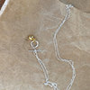Brand necklace, 925 sample silver, gold and silver, Japanese and Korean, simple and elegant design, internet celebrity