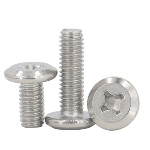 304 stainless steel reverse edge cross groove machine wire M3-M10 flat head cross screw stainless steel furniture machine screw