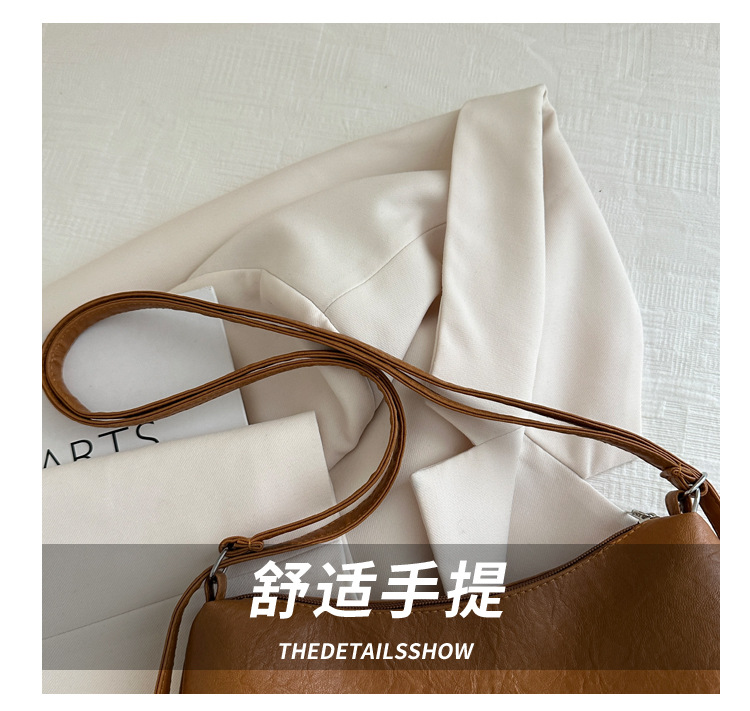 The 2024 new pleated tote bag is a large-capacity casual and fashionable backpack for women, featuring multi-functional texture and a single-shoulder crossbody bag Item Picture