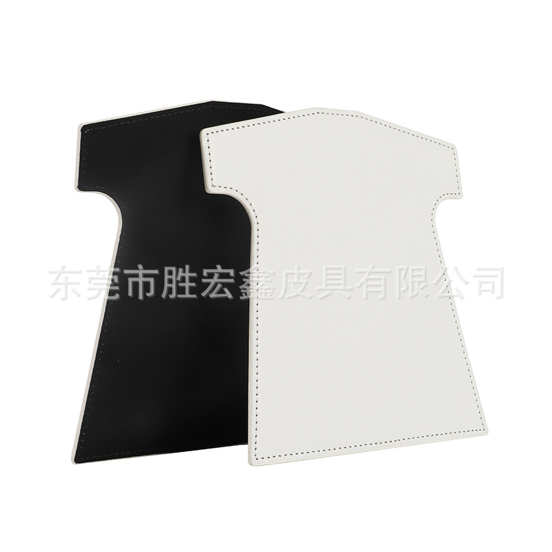 PU皮革鼠标垫衣服形状耐脏防水笔记本电脑垫写字台垫办公桌垫logo