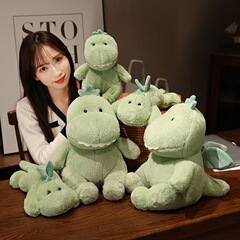 Cute Dinosaur Plush Toy Sleeping Pillow for Girls, Gift Set, Wholesale