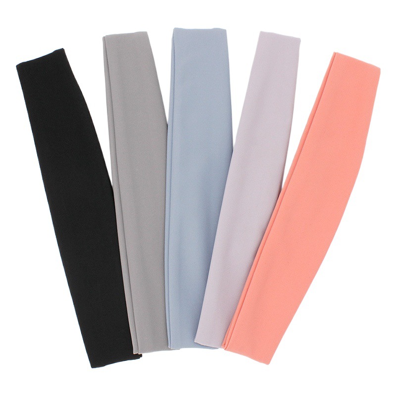 Deportes correr diadema fitness yoga frente diadema tenis secado rápido sudor-absorbente banda antitranspirante banda transpirable banda para el cabello en stock