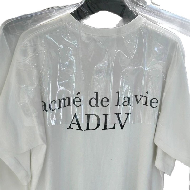 韓国ADLVカウンター春夏トレンドインクラシックレターシンプルカラーベーシックTシャツカップル半袖|undefined