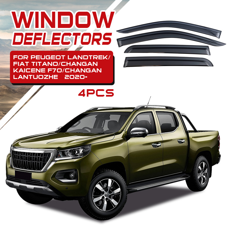 Aplicable a Changan Hunter Pickup, viento y lluvia, ventana, cejas de lluvia, vista especial, protector de lluvia de la ventana F70 image 8