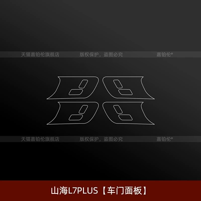 Accessories Supplies Modification, Car interior film - shanhai-l7plus-door-panel