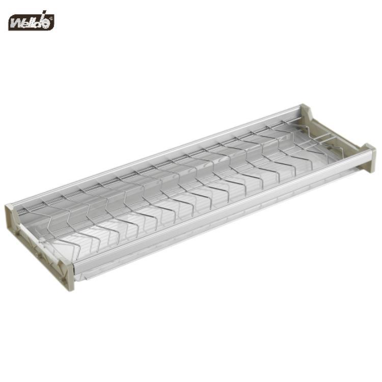 Welldo纬东 橱柜不锈钢碗碟架橱柜不锈钢碗碟沥水架