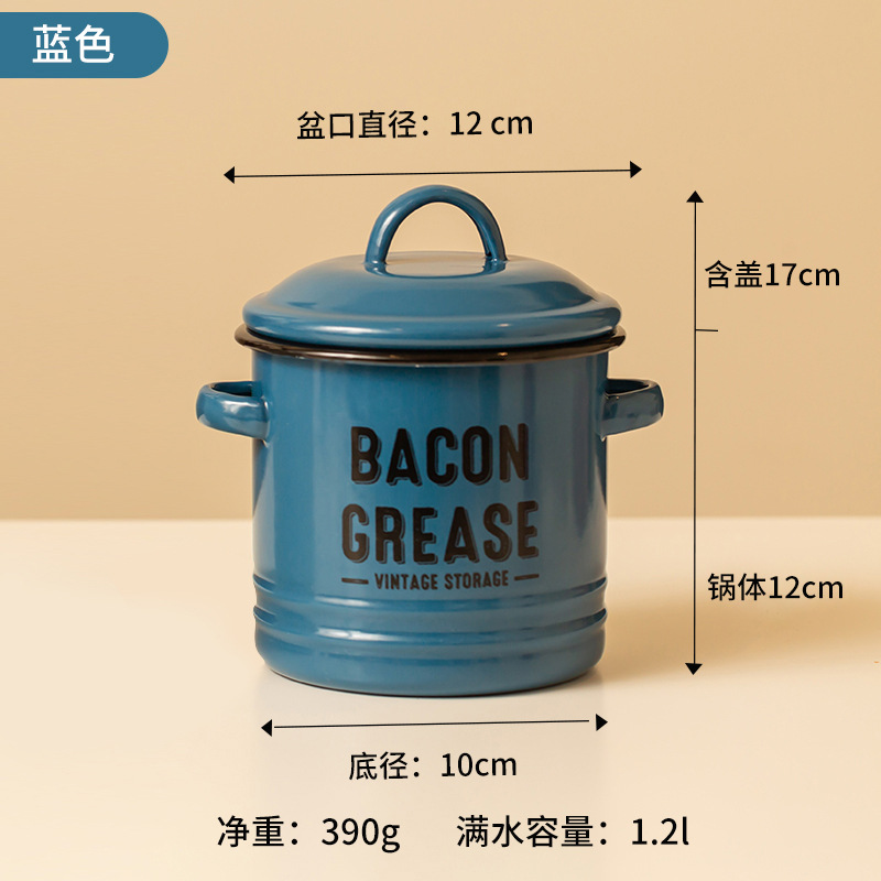 Tarro de esmalte (azul)