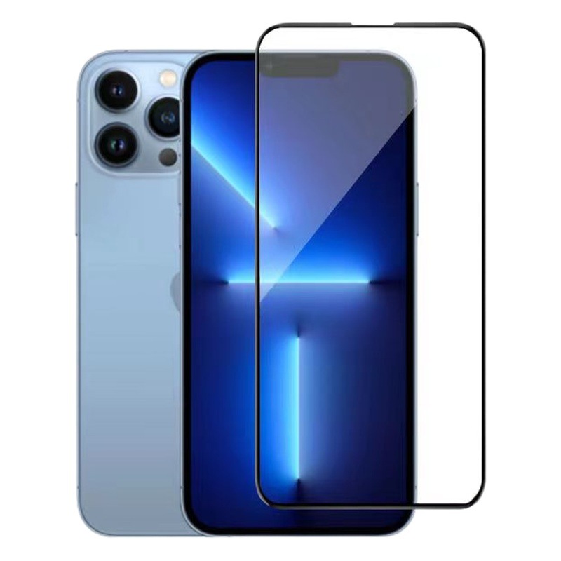 Aplicable a Apple 14 Peep-Prueba de película templada cubierta de pantalla completa iPhone13promax resistente a la caída 12/XS/X/Mini/8