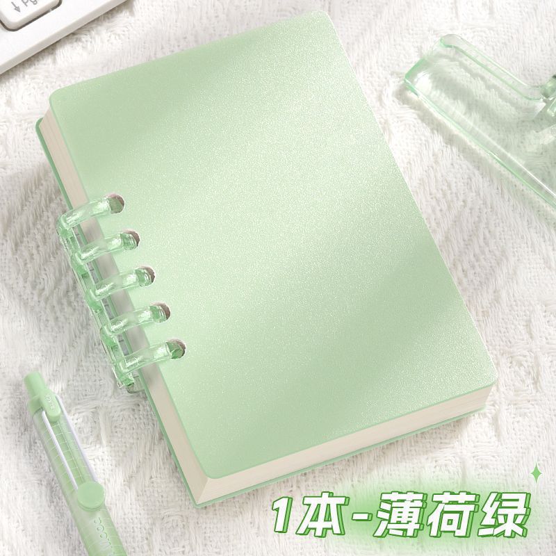 A7 portátil estudiante mini cuaderno portátil de alto valor de la cara cuaderno de mano de palabras de vuelta cuaderno de bolsillo