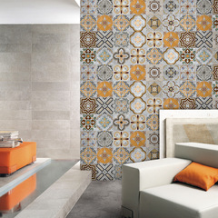 自粘牆貼衛生間浴室瓷磚防滑防水貼紙廚房地板貼地面翻新地貼裝飾