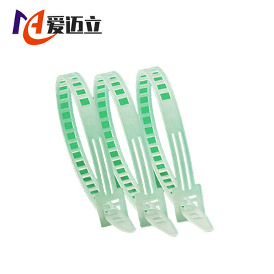 东莞批发梯形活扣扎带自锁式可重复使用环保PE梯形扎带多规格|ms