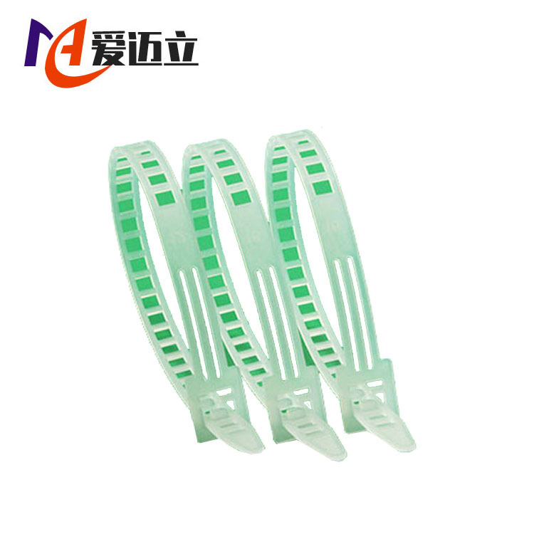 东莞批发梯形活扣扎带自锁式可重复使用环保PE梯形扎带多规格|ms